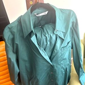 Forest green Co-Ord Set from Zara